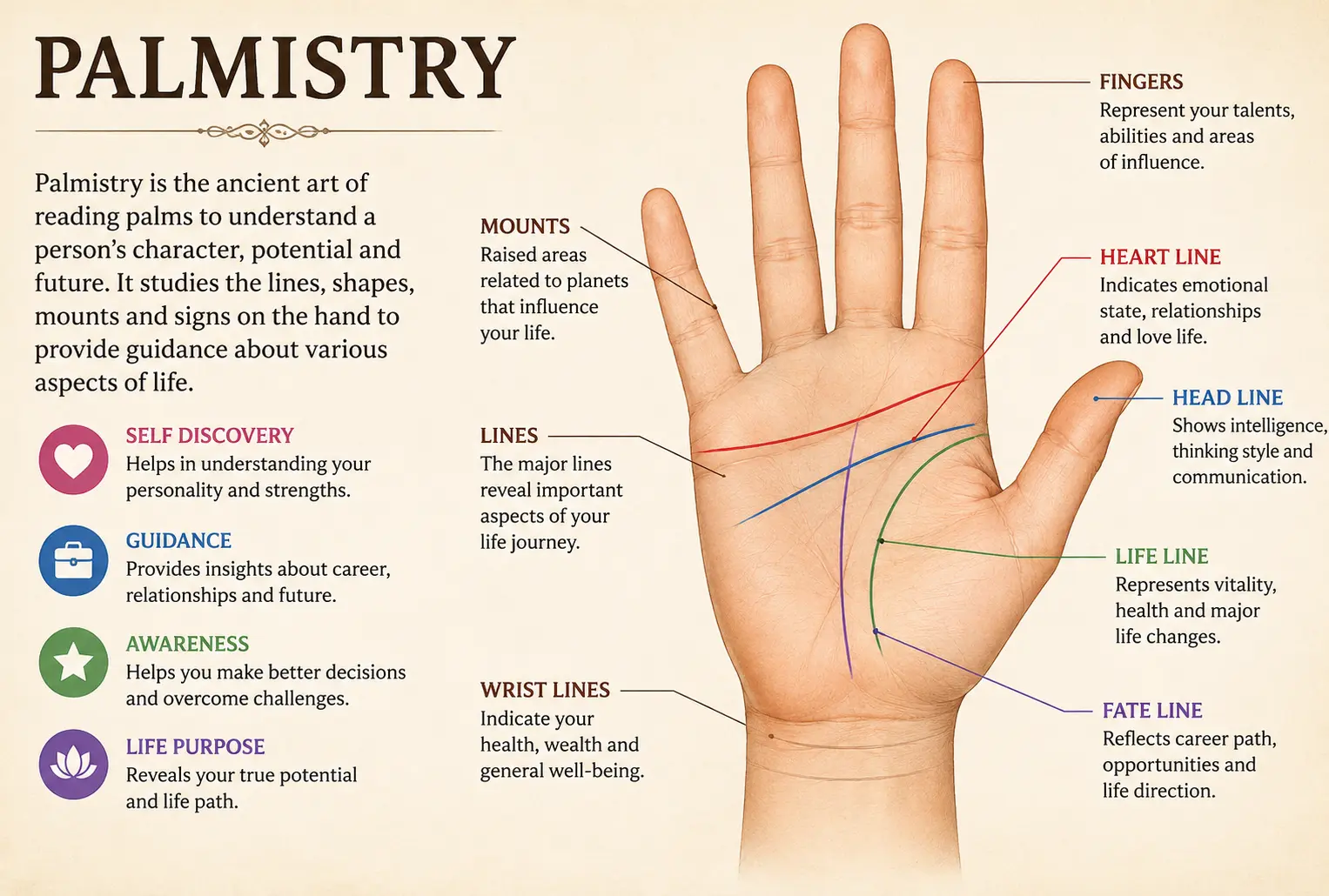 Pandit Shankar Prasad Shastri reading Samudrik Shastra (Palm Lines) – Vedic Palmistry Bangalore